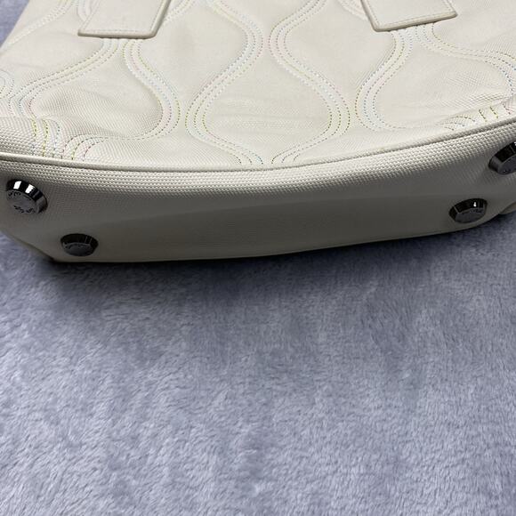 Lug Alto Matte Luxe Bag Purse Pebble IcePop Travel Carry On Handbag Tote Ivory - Picture 4 of 10